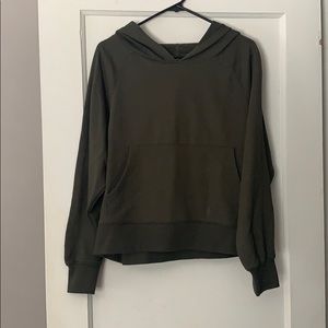 Army green sweatshirt